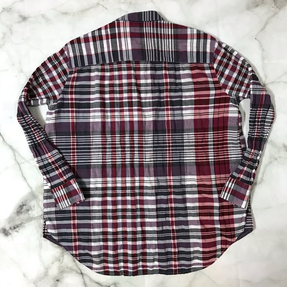 Madewell Button Down Top with Front Pockets - Picture 6 of 7